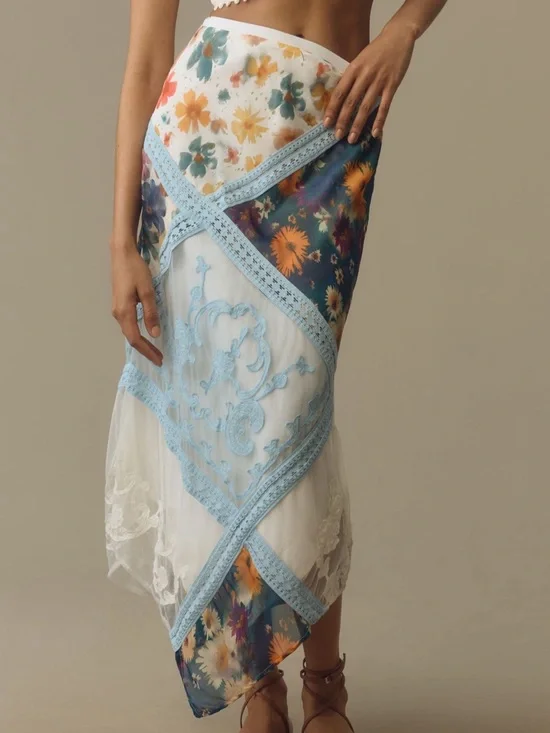 Anthropologie Printed Mermaid Maxi - Picture 2 of 11